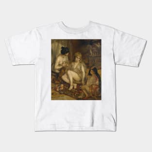 Parisiennes in Algerian Costume or Harem by Auguste Renoir Kids T-Shirt